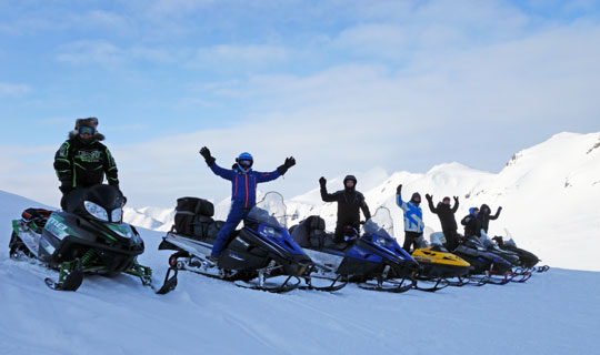 Туры на снегоходах - туры и экскурсии на Камчатке
